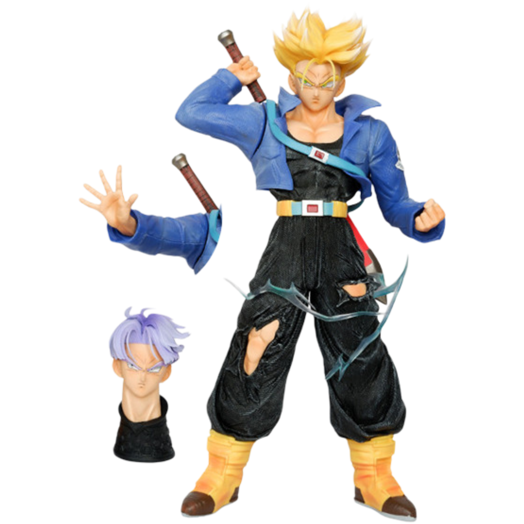 Figura Trunks 43cm con 2 Brazos y 2 Cabezas