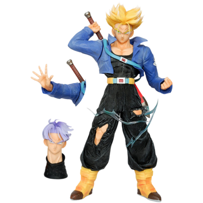 Figura Trunks 43cm con 2 Brazos y 2 Cabezas