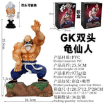 Figura Maestro Roshi 25.5cm con 2 Cabezas