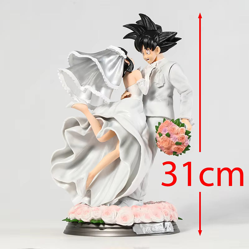 Figura Goku y Milk Boda 31cm
