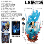 Figura Gogeta 28.5cm con Luz y 3 Cabezas