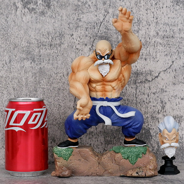 Figura Maestro Roshi 25.5cm con 2 Cabezas