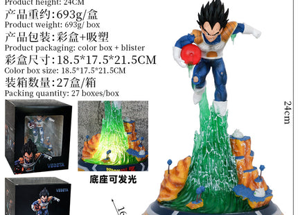 Figura Vegeta 24cm con Luz