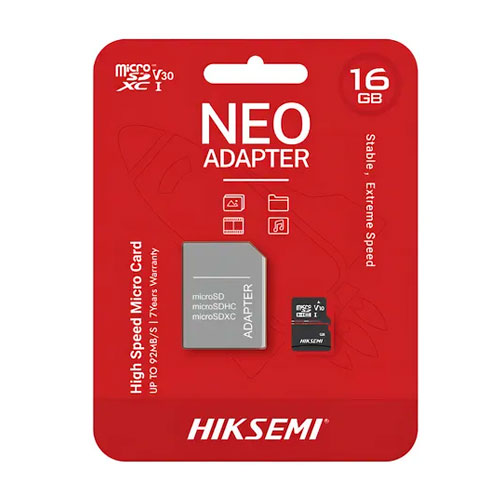 Tarjeta MicroSD Hiksemi 16GB Clase 10