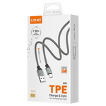 Cable LDNIO LS442 Lightning para iPhone 2 Metros - Carga Rápida