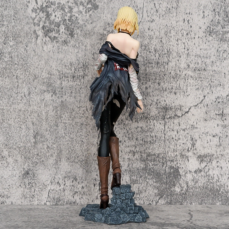 Figura Android 18 30cm con 2 Cabezas