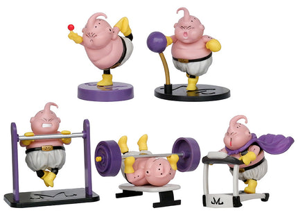 Set 5 Figuras Majin Buu Gym 7-10cm