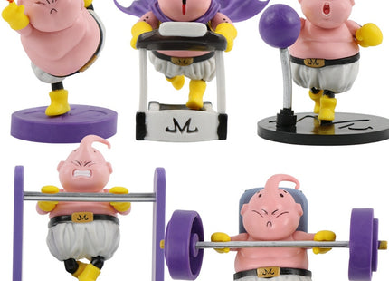 Set 5 Figuras Majin Buu Gym 7-10cm