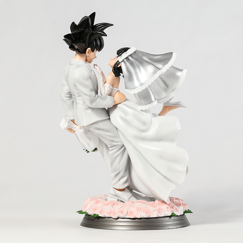 Figura Goku y Milk Boda 31cm