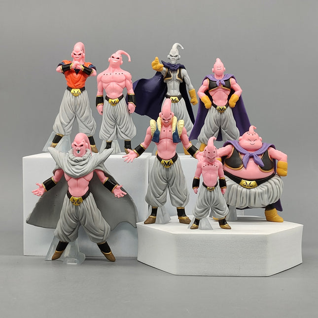 Set de 8 Figuras Majin Buu - Dragon Ball Z 10.5cm Aprox