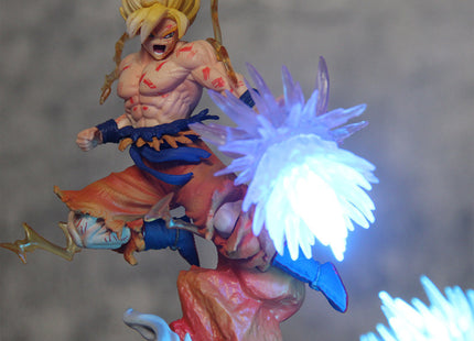Figura Goku vs Freezer 20cm con Luz