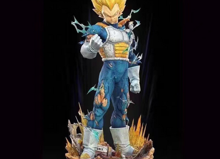 Figura de Colección Vegeta 3 Cabezas Intercambiables - Dragon Ball Z 53cm Aprox