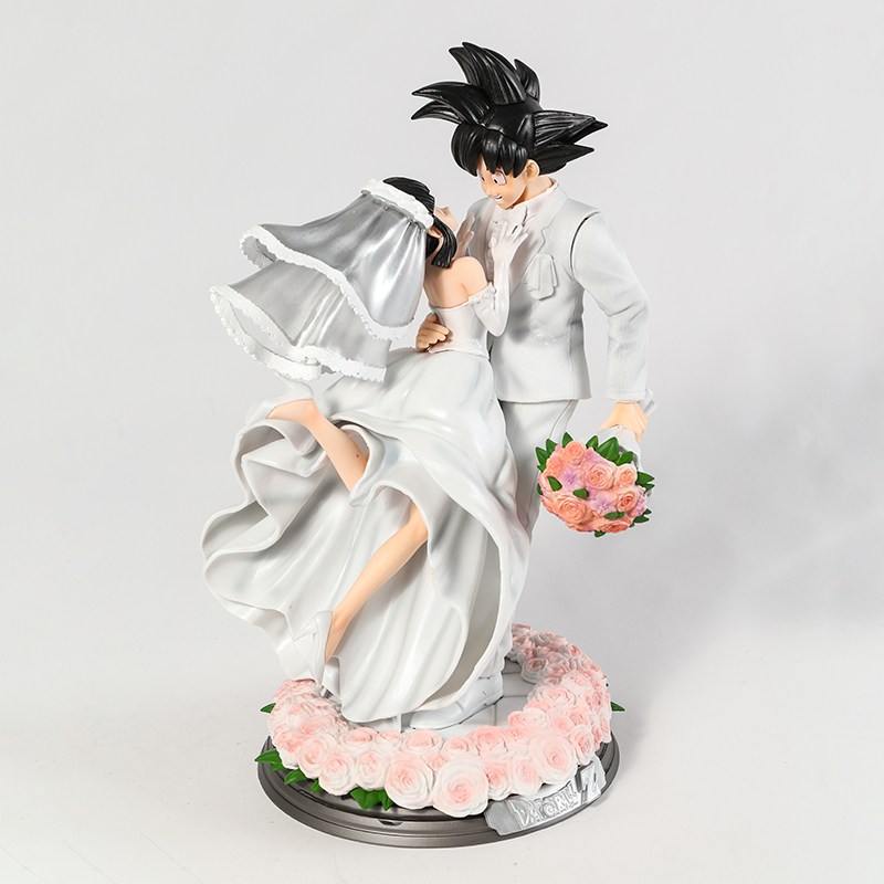 Figura Goku y Milk Boda 31cm