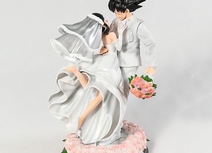 Figura Goku y Milk Boda 31cm