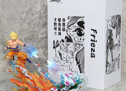 Figura Goku vs Freezer 20cm con Luz
