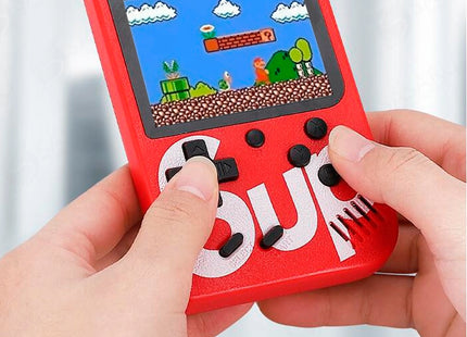 Consola Portátil Retro Roja 400 en 1 con Control Extra y Salida TV