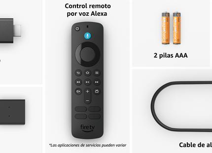 Fire TV Stick HD - 8GB - Wi-Fi 5 - Streaming Full HD con Alexa
