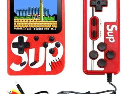 Consola Portátil Retro Roja 400 en 1 con Control Extra y Salida TV