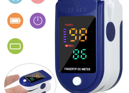 Oxímetro de Pulso Digital LK87 - Fingertip Pulse Oximeter con Pantalla LED