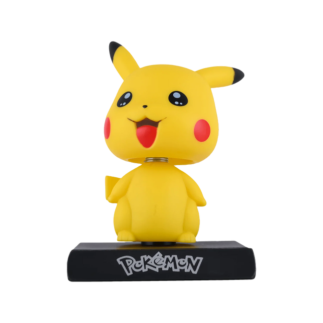 Bobblehead Pikachu con Soporte para Celular de Auto