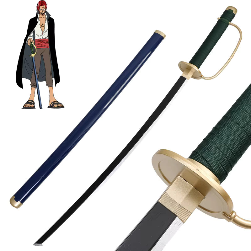 Espada Gryphon de Shanks Hoja Acero + Vaina - One Piece 105cm