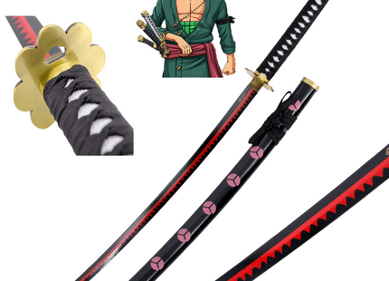 Katana Shusui de Zoro Hoja Acero + Vaina - One Piece 103cm