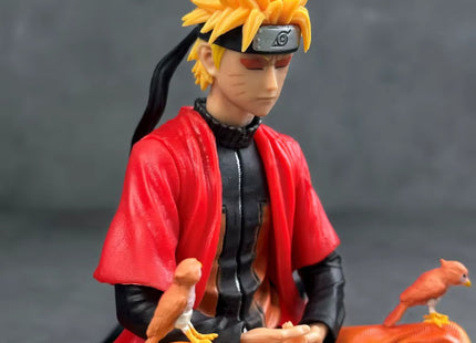 Figura Naruto Modo Sabio 16cm Aprox - Entrenamiento con Pergamino