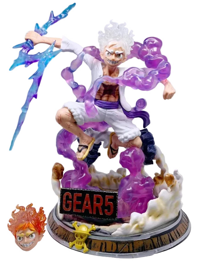 Figura Premium Luffy Gear 5 37cm con Diorama - One Piece
