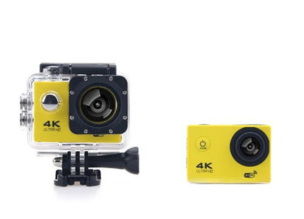Cámara deportiva 4K WiFi Ultra HD - Lente Gran Angular con Carcasa Sumergible