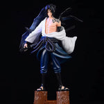 Figura Sasuke Uchiha Naruto 27cm - Maldición Celestial En Caja