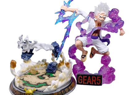 Figura Premium Luffy Gear 5 37cm con Diorama - One Piece