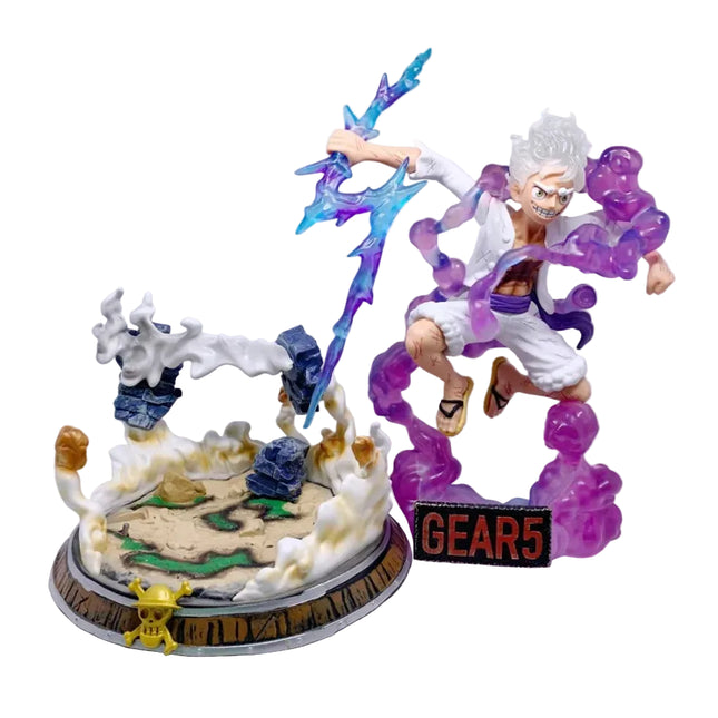 Figura Premium Luffy Gear 5 37cm con Diorama - One Piece