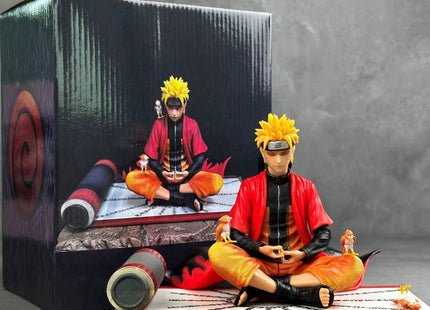 Figura Naruto Modo Sabio 16cm Aprox - Entrenamiento con Pergamino