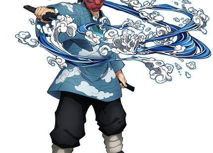 Espada Nichirin de Sakonji Urokodaki Hoja Acero + Vaina - Demon Slayer 100cm