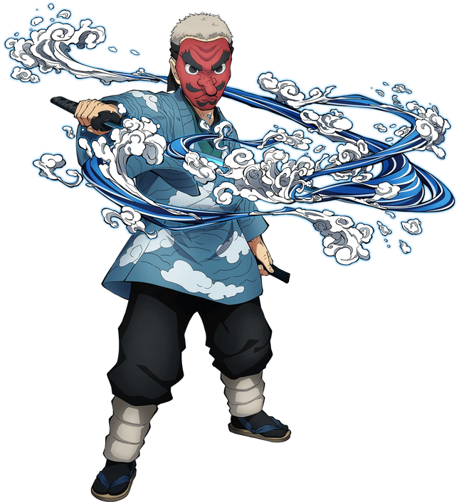 Espada Nichirin de Sakonji Urokodaki Hoja Acero + Vaina - Demon Slayer 100cm