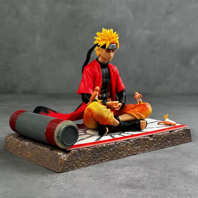 Figura Naruto Modo Sabio 16cm Aprox - Entrenamiento con Pergamino