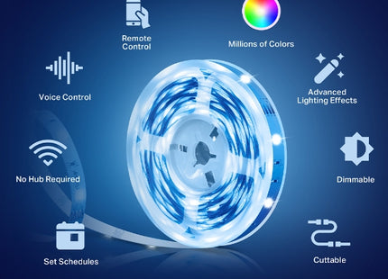 Tira LED Inteligente TP-Link Tapo Smart Wi-Fi Light Strip - 5m RGB