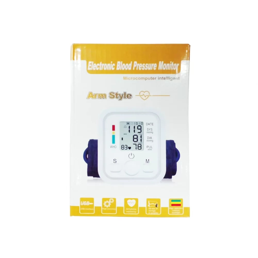 Tensiómetro Digital de Brazo Arm Style - Monitor de Presión Arterial