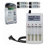 Cargador de Baterías Recargables JIABAO AA / AAA +4 Pilas AA JB212