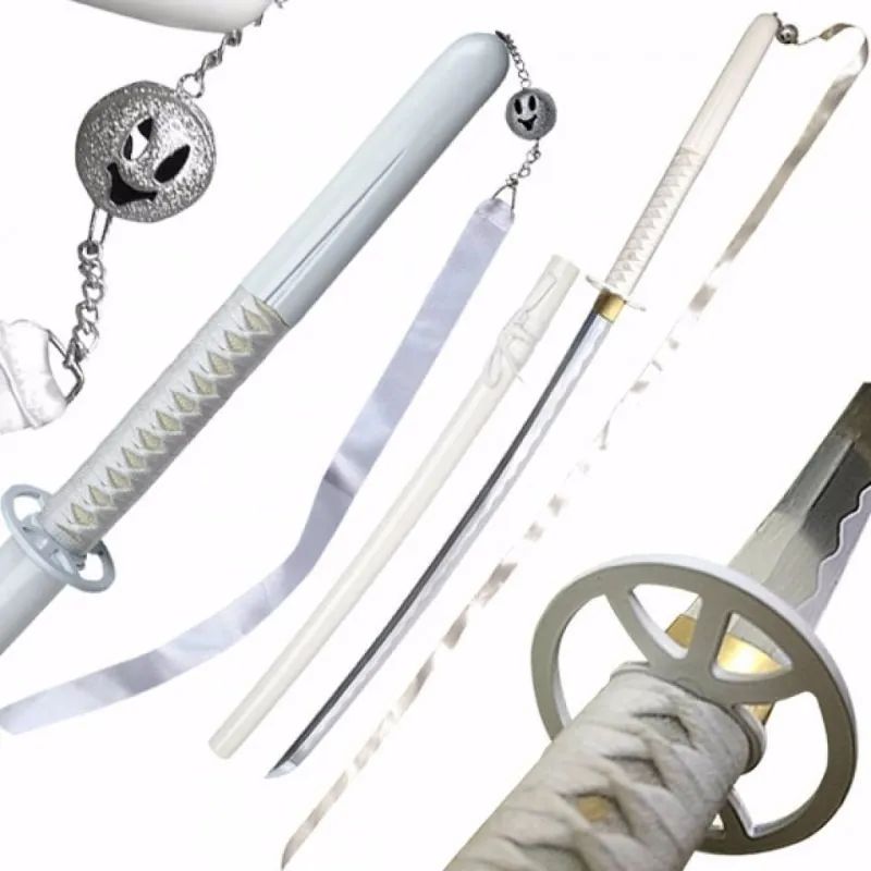 Katana Blanca Zanpakutō Hoja Acero + Vaina - Bleach 100cm