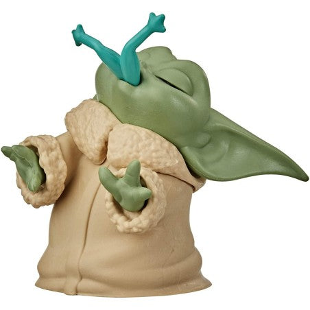 Figura Baby Yoda con Rana 8cm