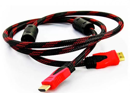 Cable HDMI 1.5m - Alta Velocidad Trenzado con Conectores Dorados