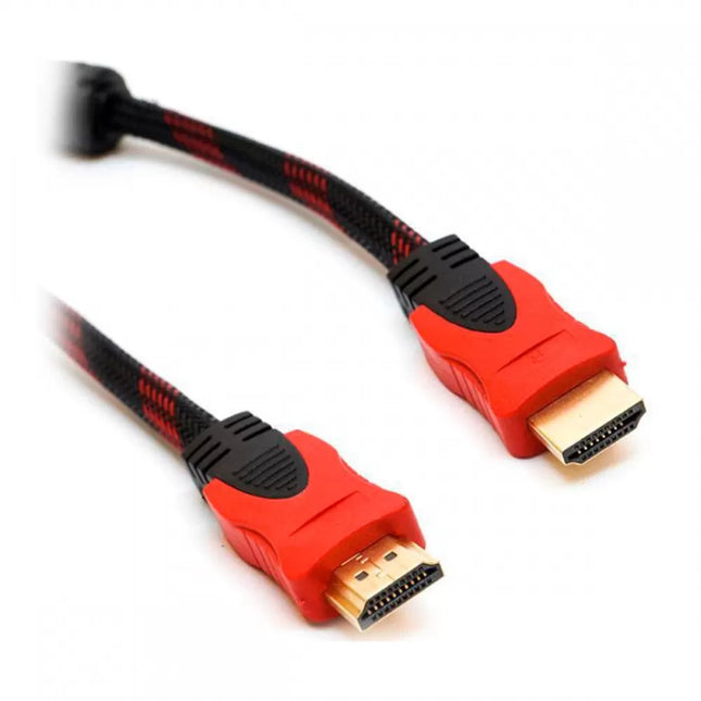 Cable HDMI 1.5m - Alta Velocidad Trenzado con Conectores Dorados