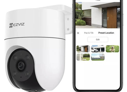 Cámara IP EZVIZ H8C 1080P 360° - WiFi IP65 con Detección de Silueta Humana