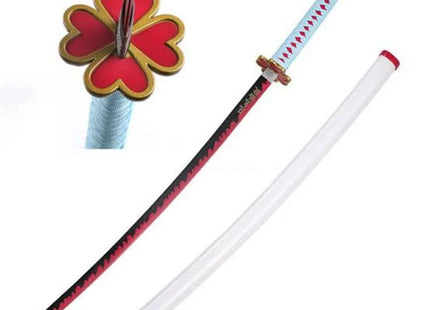 Katana Nichirin de Mitsuri Kanroji Hoja Acero + Vaina - Demon Slayer 103cm