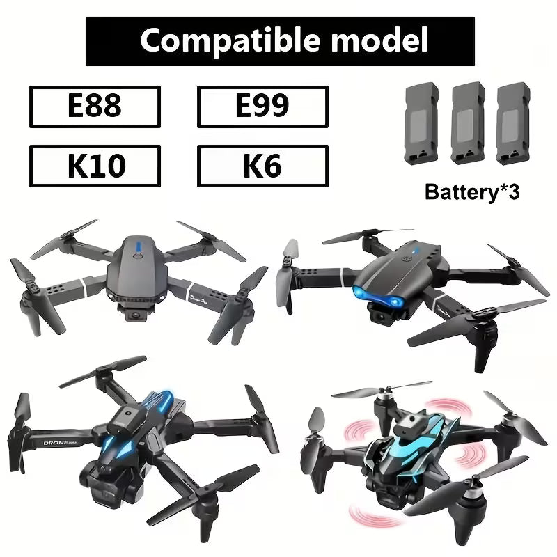 Batería para Drones 500mAh - Compatible E88, E99, K10, K6