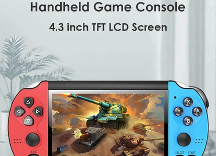 Consola de Juegos Portátil MP5 X7 - Pantalla LCD 4.3"