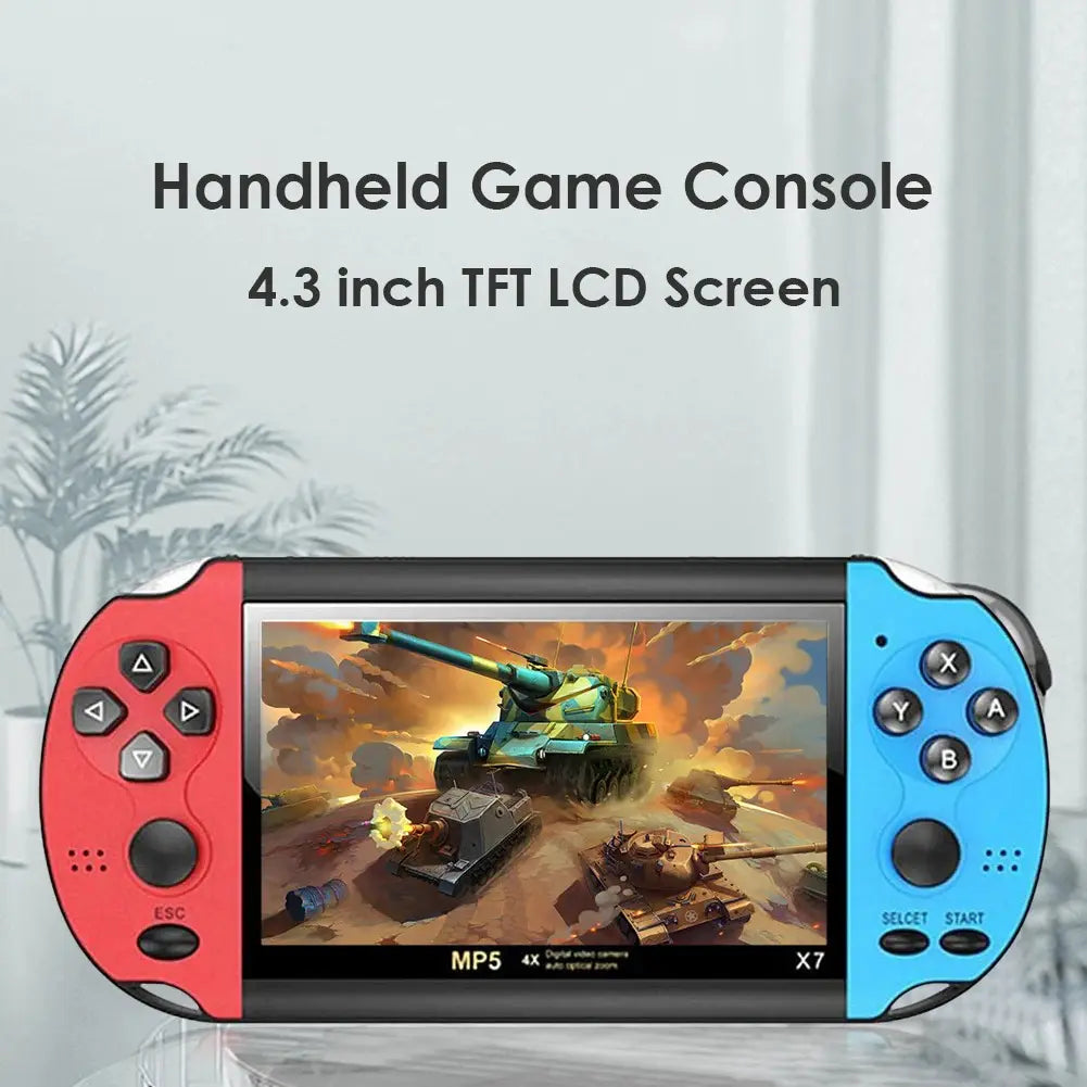 Consola de Juegos Portátil MP5 X7 - Pantalla LCD 4.3"