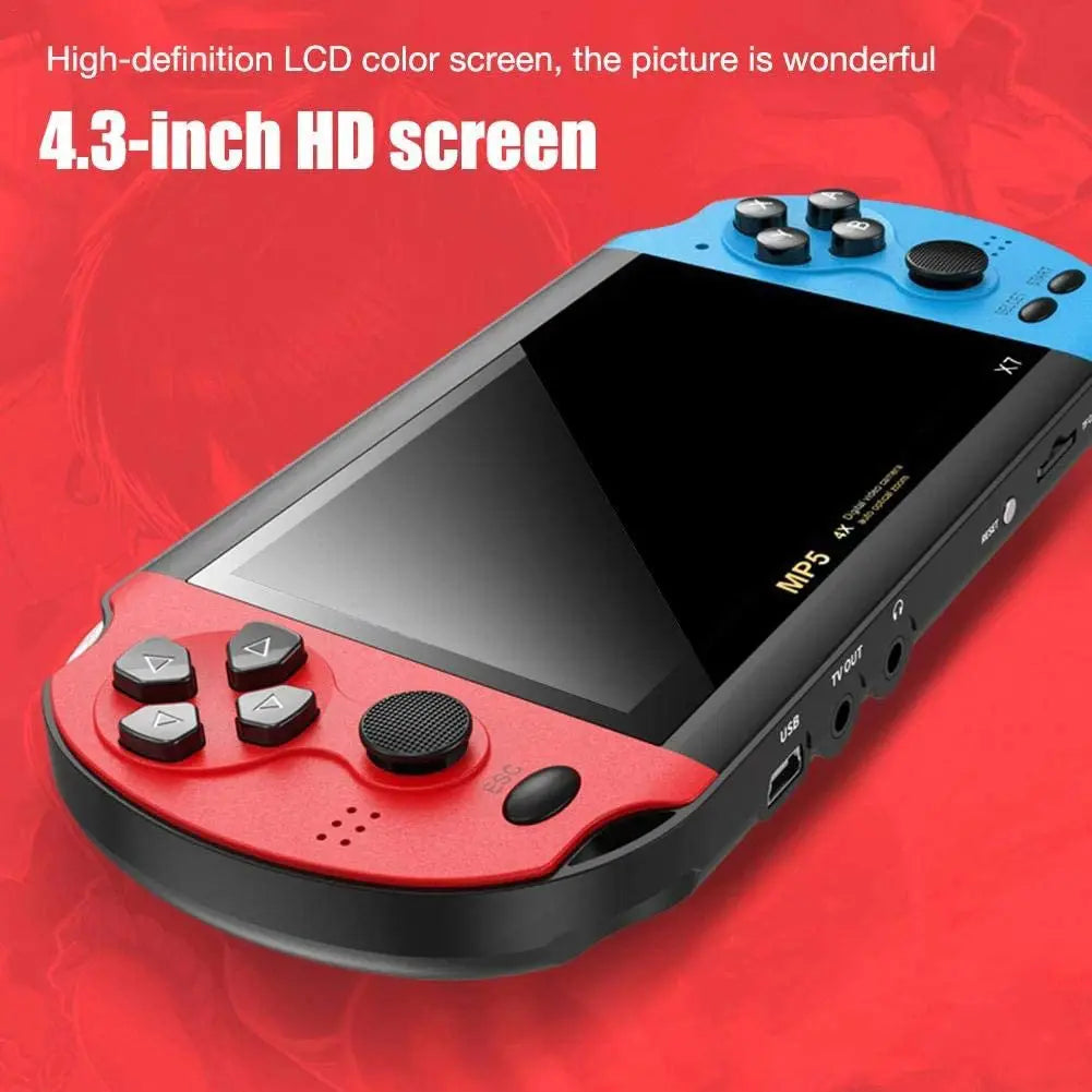Consola de Juegos Portátil MP5 X7 - Pantalla LCD 4.3"