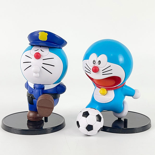 Set de Figuras Doraemon 6 Piezas 8cm